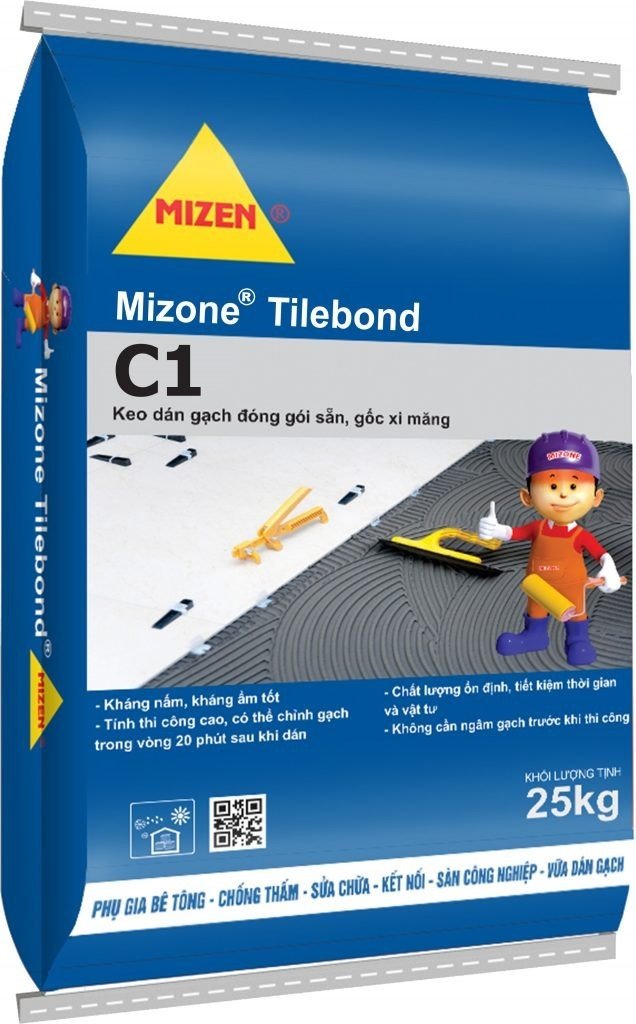 Mizone® TileBond C1 -Keo dán gạch